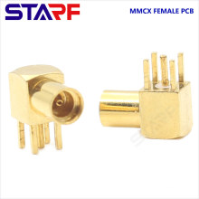 STA 90degree Right angle MMCX Female Through Hole PCB Mount connector